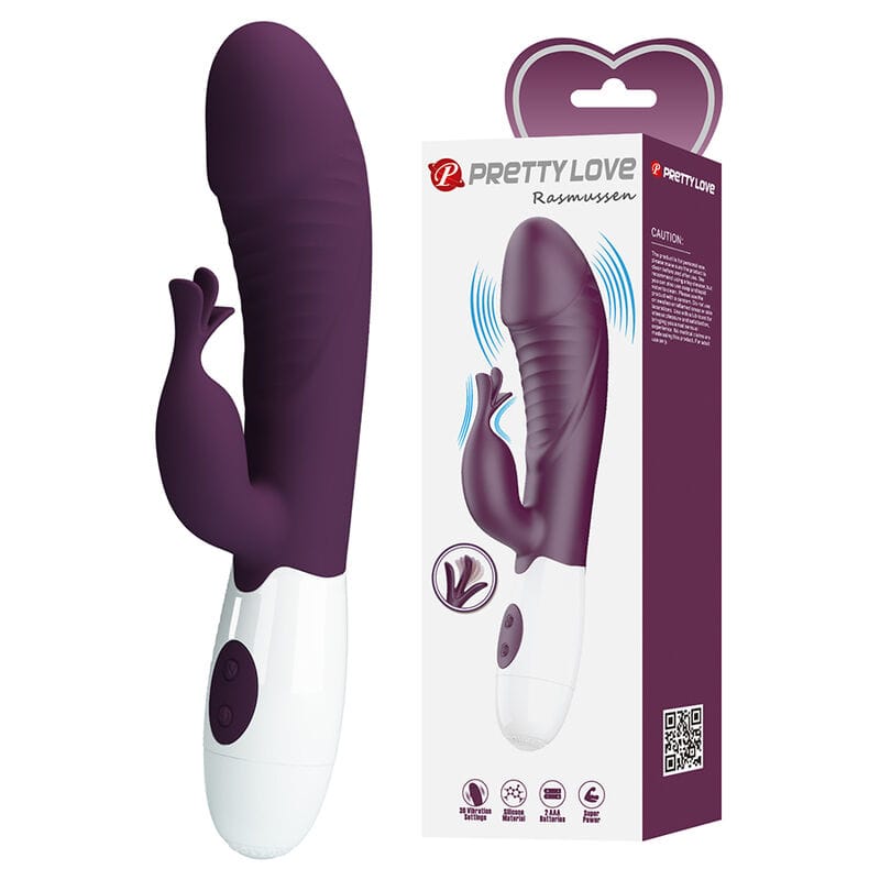 Vibrator Rogue Muse Rabbit 30 Funktionen Lila – Ansicht 2