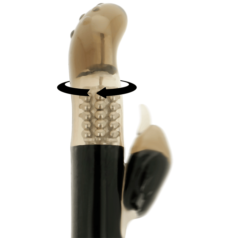 Vibrator Rotator mit Delfin-Klitoris-Stimulator Türkis 10 x 3 cm – Ansicht 3