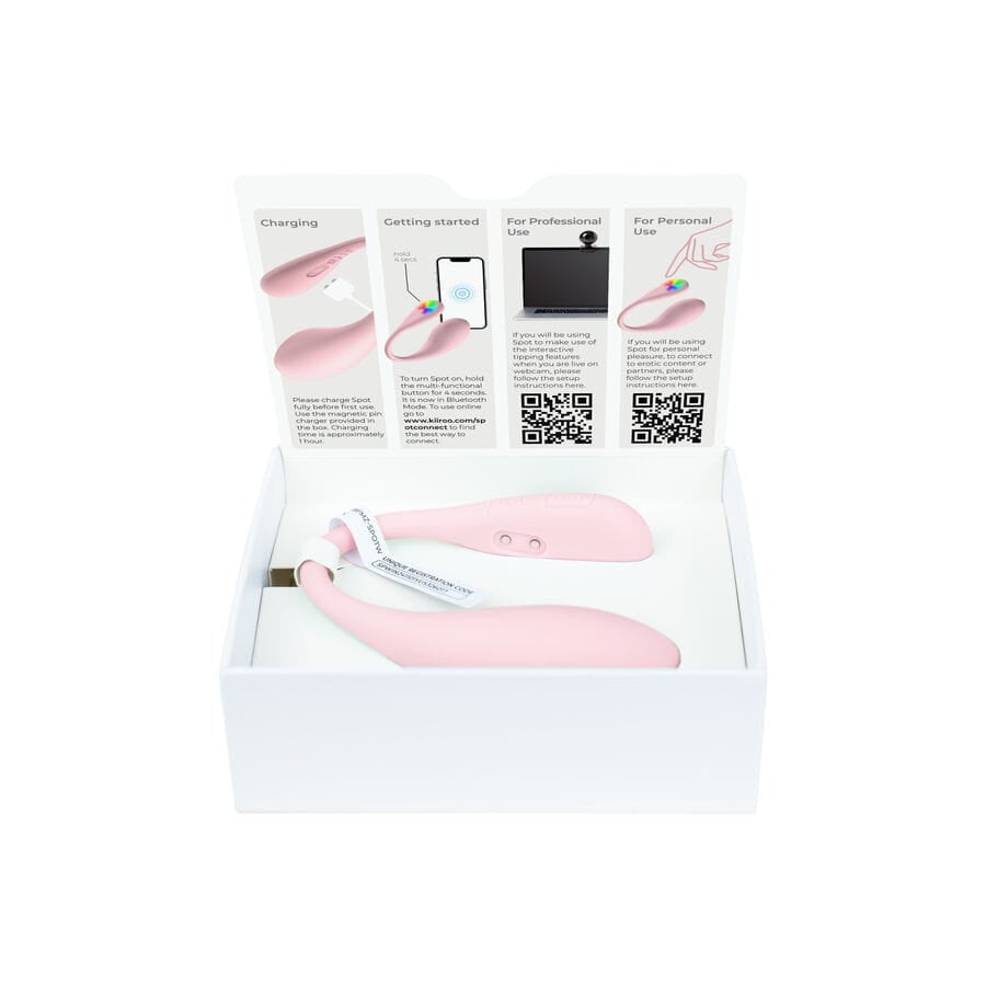 Vibrator Spot Kiss Me U-Förmiger Rosa