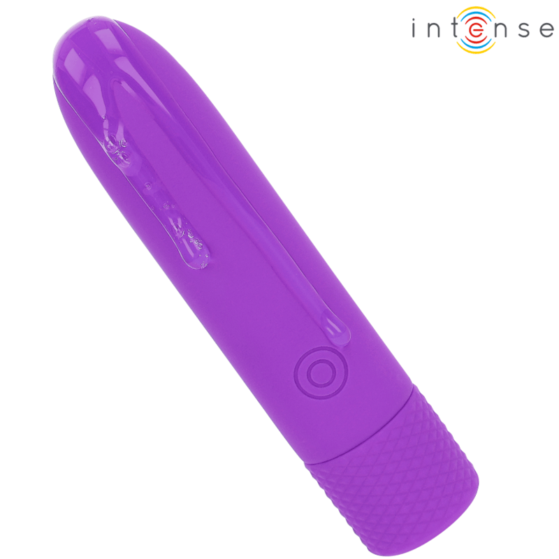 Vibrator Symone USB wiederaufladbarer vibrierender Bullet 8 Vibrationen Lila 10 x 2,2 cm – Ansicht 3