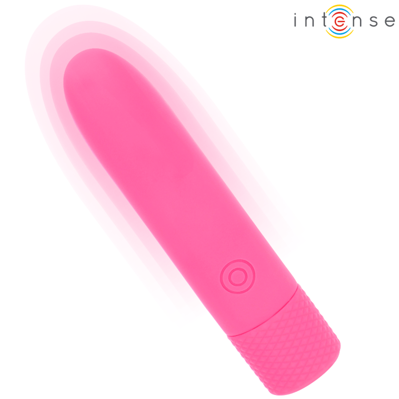 Vibrator Symone USB wiederaufladbarer vibrierender Bullet 8 Vibrationen Rosa 10 x 2,2 cm – Ansicht 2