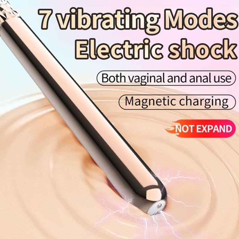 Vibrator Tia mit elektromagnetischen Impulsen Gold – Ansicht 2