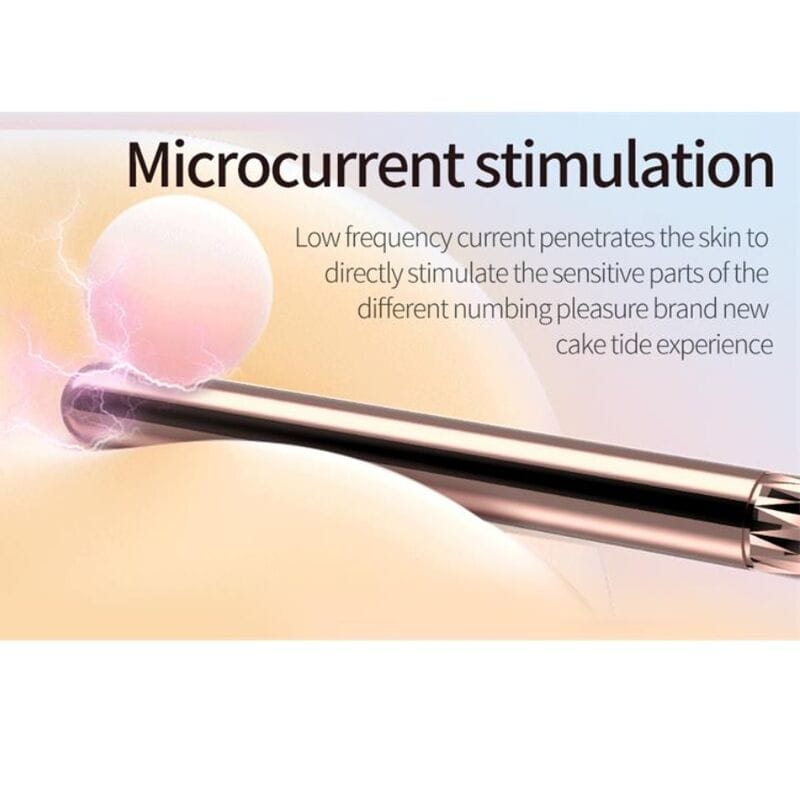 Vibrator Tia mit elektromagnetischen Impulsen Gold – Ansicht 6