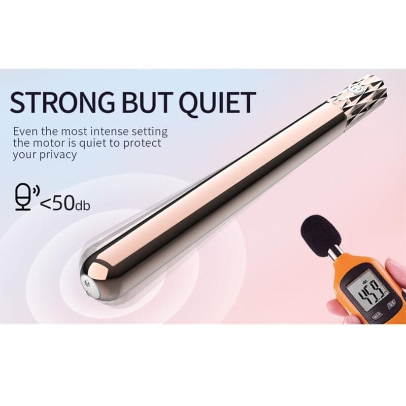 Vibrator Tia mit elektromagnetischen Impulsen Gold – Ansicht 3