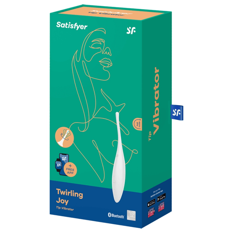Vibrator Twirling Joy Clit Tip Weiß – Ansicht 4