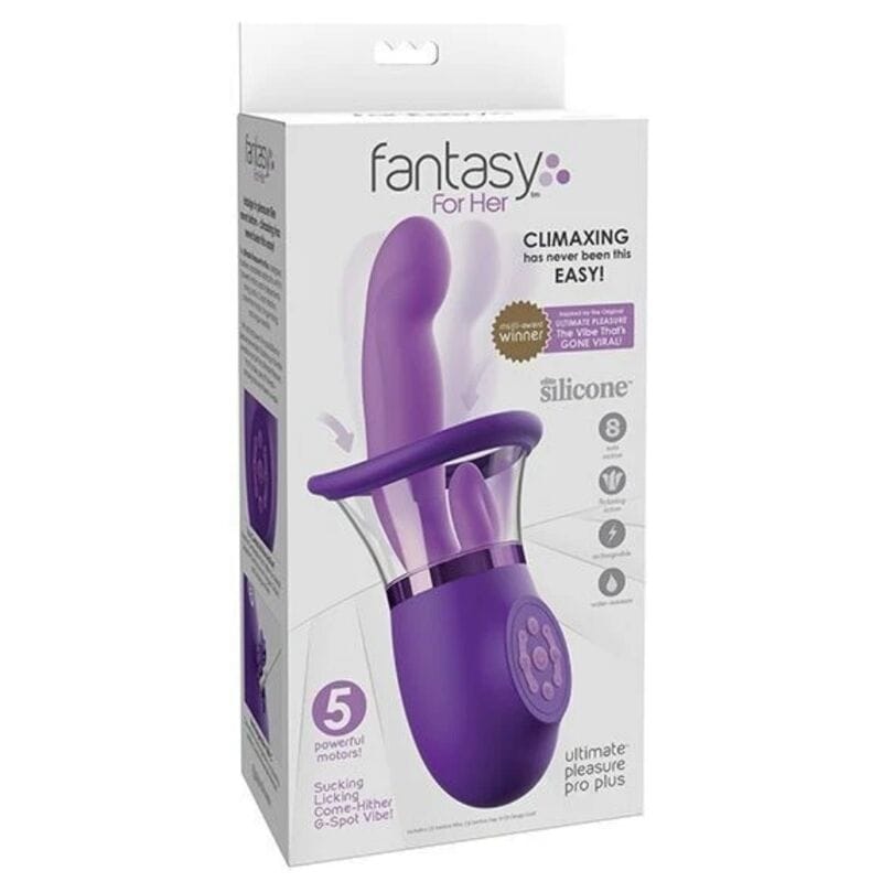 Vibrator Ultimate Pleasure Pro Plus Rabbit Lila 20,3 cm – Ansicht 5