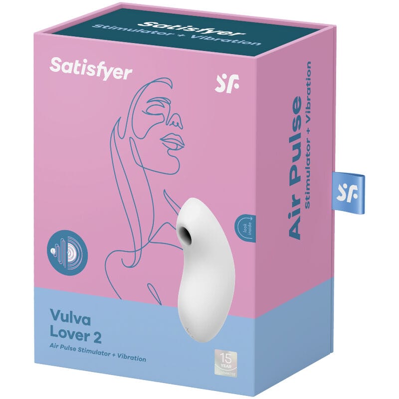 Vibrator Vulva Lover 2 Luftpulsstimulator Weiß – Ansicht 4