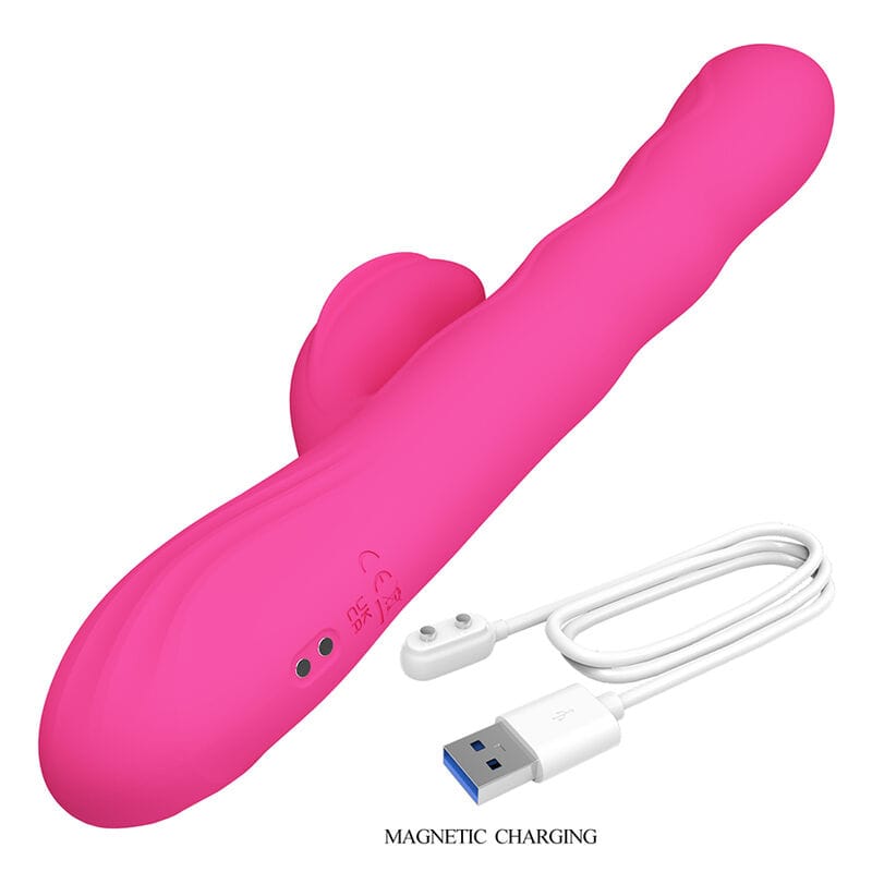 Vibrator Winters Rabbit multifunktional mit LED-Anzeige Rosa – Ansicht 9