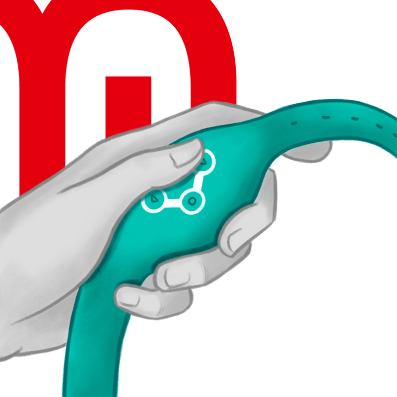 Vibrator Wireless-Technologie-Uhr Aquamarin – Ansicht 10