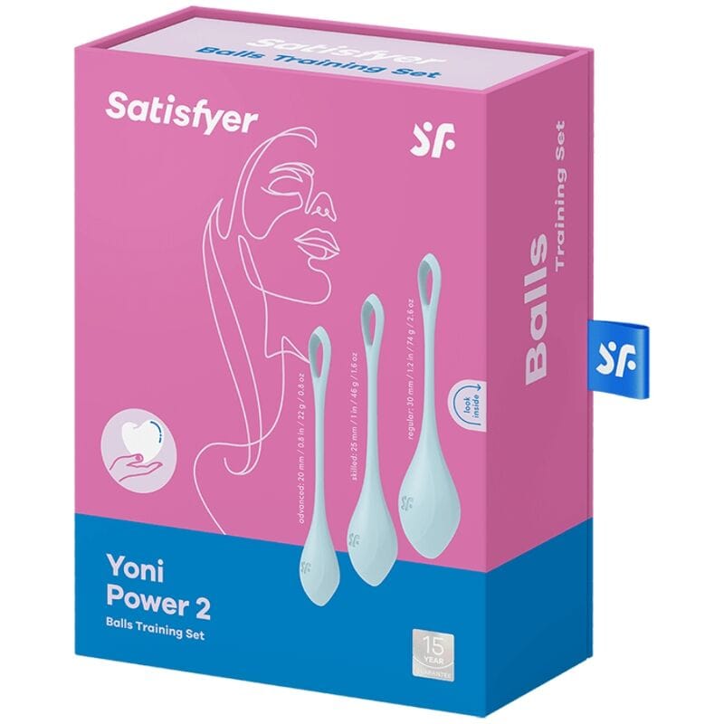 Vibrator Yoni Power 2 Trainingsset Blau – Ansicht 3