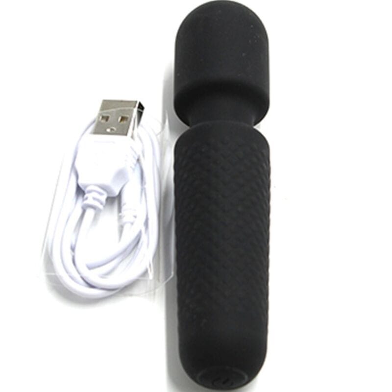 Vibrator Your Magic & Wiederaufladbar 10 Vibrationen Stab Punkte Schwarz