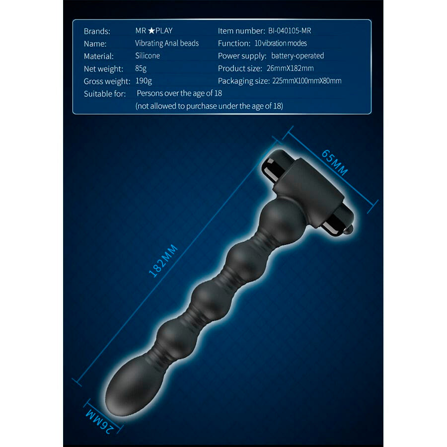Vibro-Analplug Schwarz – Ansicht 5