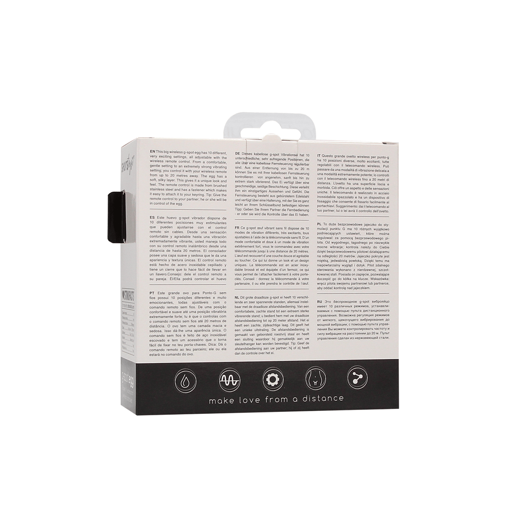 Vibro-Ei G-Punkt kabellos Schwarz 8,8 x Ø 3,4 cm – Ansicht 3