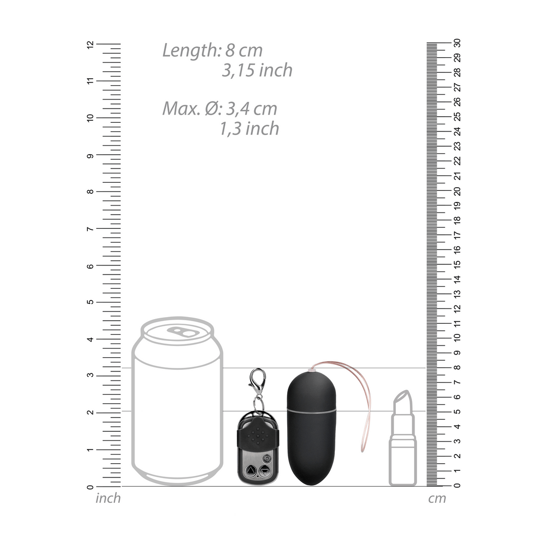 Vibro-Ei mit 10 Geschwindigkeiten und Fernbedienung 8 x Ø 3,4 cm – Ansicht 7