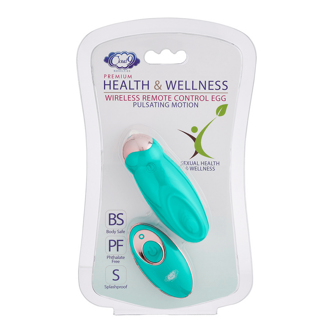 Vibro-Ei mit Fernbedienung und Pulsfunktion Türkis 3,3 cm – Ansicht 2