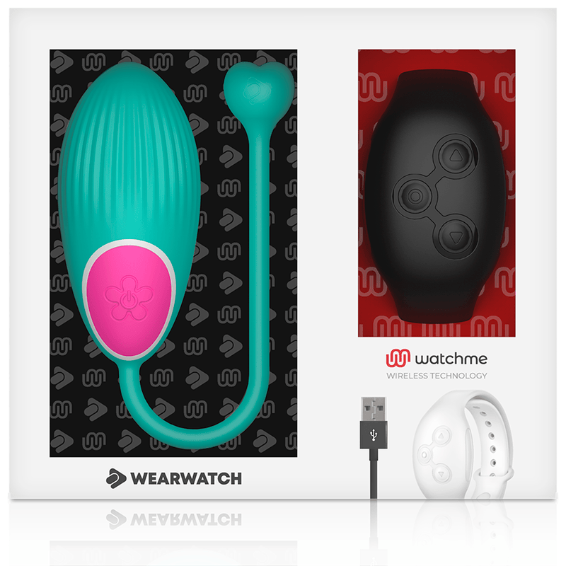 Vibro-Ei Watchme mit Fernbedienung Aquamarin/Schwarz – Ansicht 6