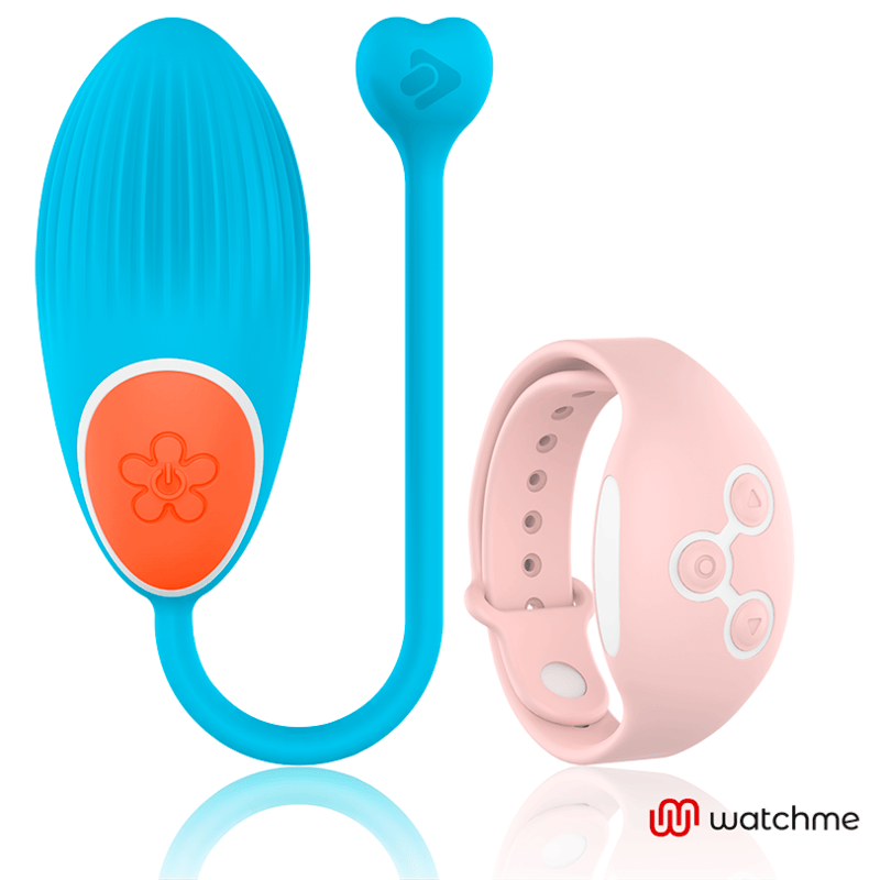 Vibro-Ei Watchme mit Fernbedienung Blau/Rosa – Ansicht 2