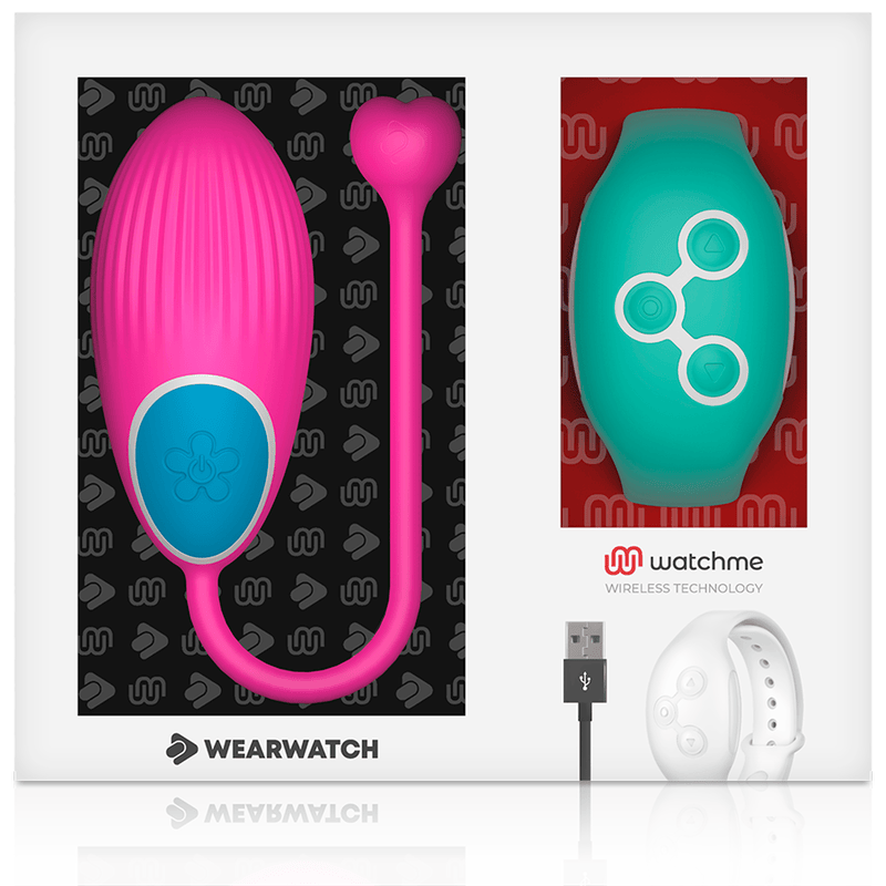 Vibro-Ei Watchme mit Fernbedienung Fuchsia/Aquamarin – Ansicht 5
