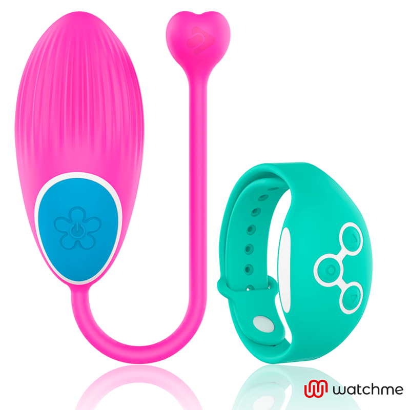 Vibro-Ei Watchme mit Fernbedienung Fuchsia/Aquamarin – Ansicht 2