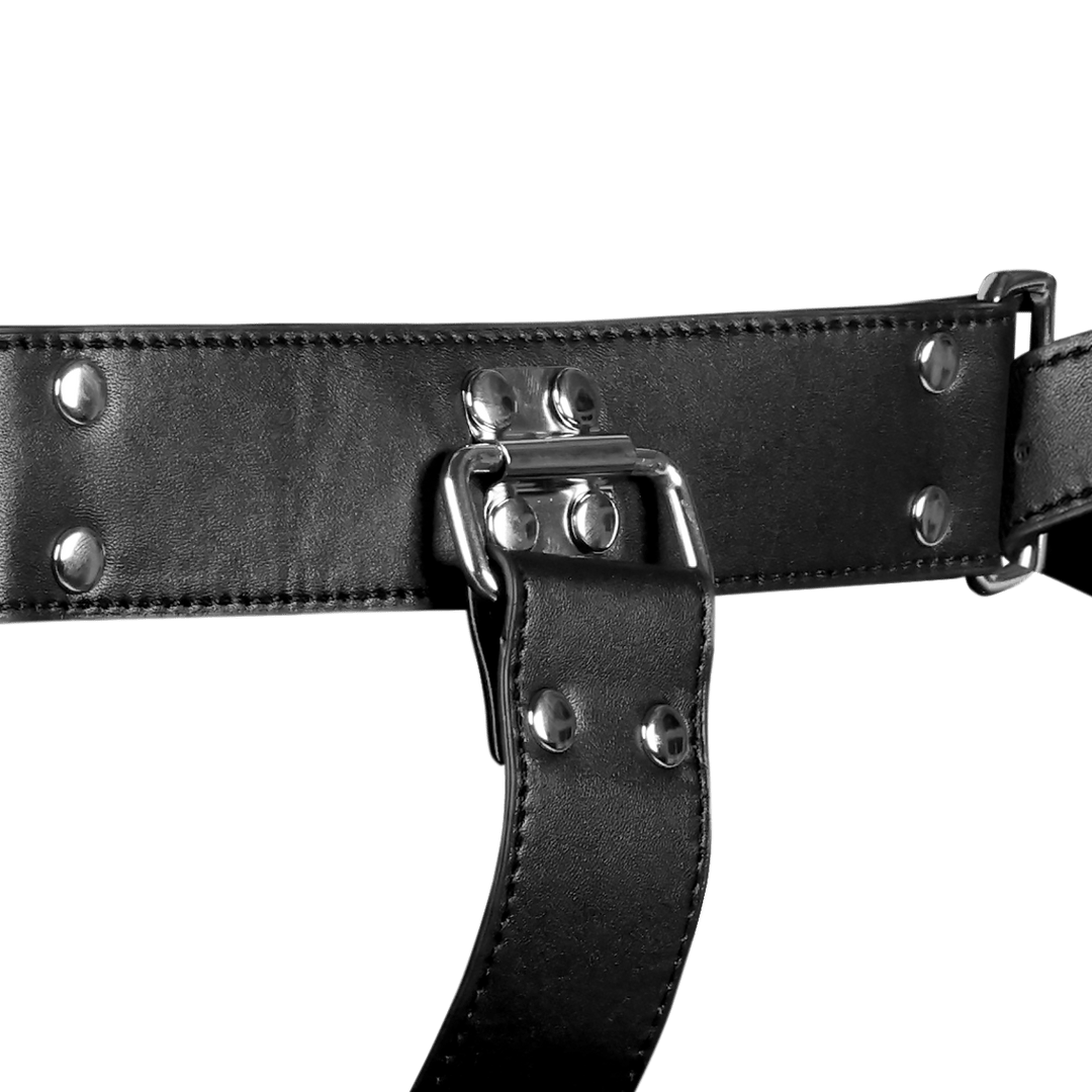 Vollarm-Fesseln Ouch mit abschließbaren Schnallen Schwarz 45,5 cm – Ansicht 7