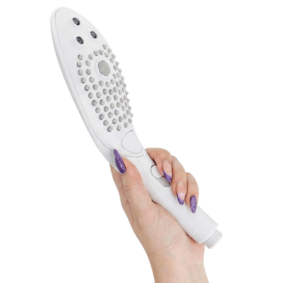 Auflegevibrator Wave Klitoralstimulierender Duschkopf Weiss Weiß.3