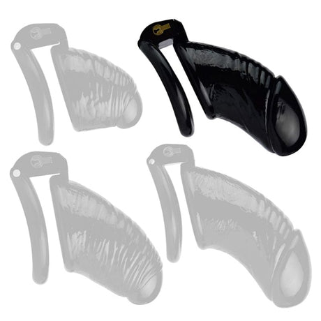 Worle Keuschheitskäfig B 11 x 3.7 cm Schwarz