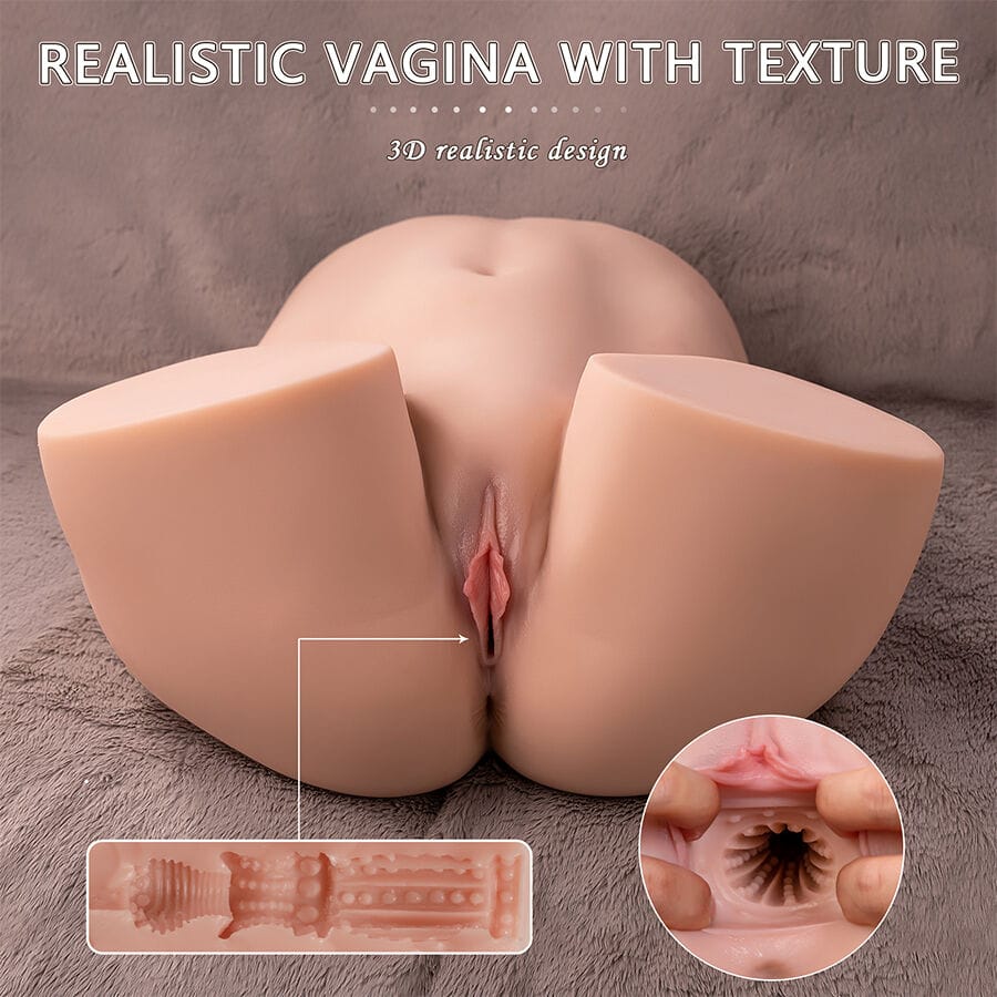 Masturbator Ethel Realistischer Vagina- mit Mehreren Vibrationspositionen.16