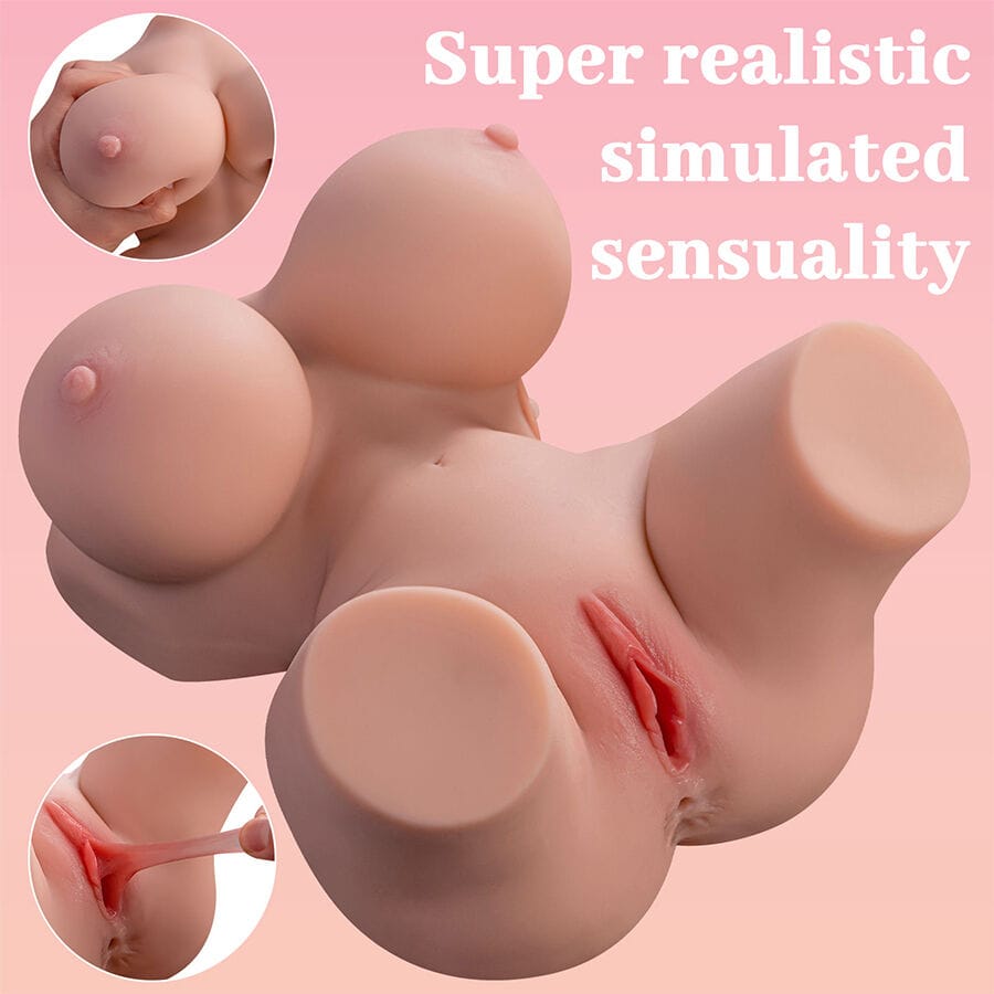 Liebespuppe Frieda Realistischer Weiblicher Torso mit Vibration 36 cm.14