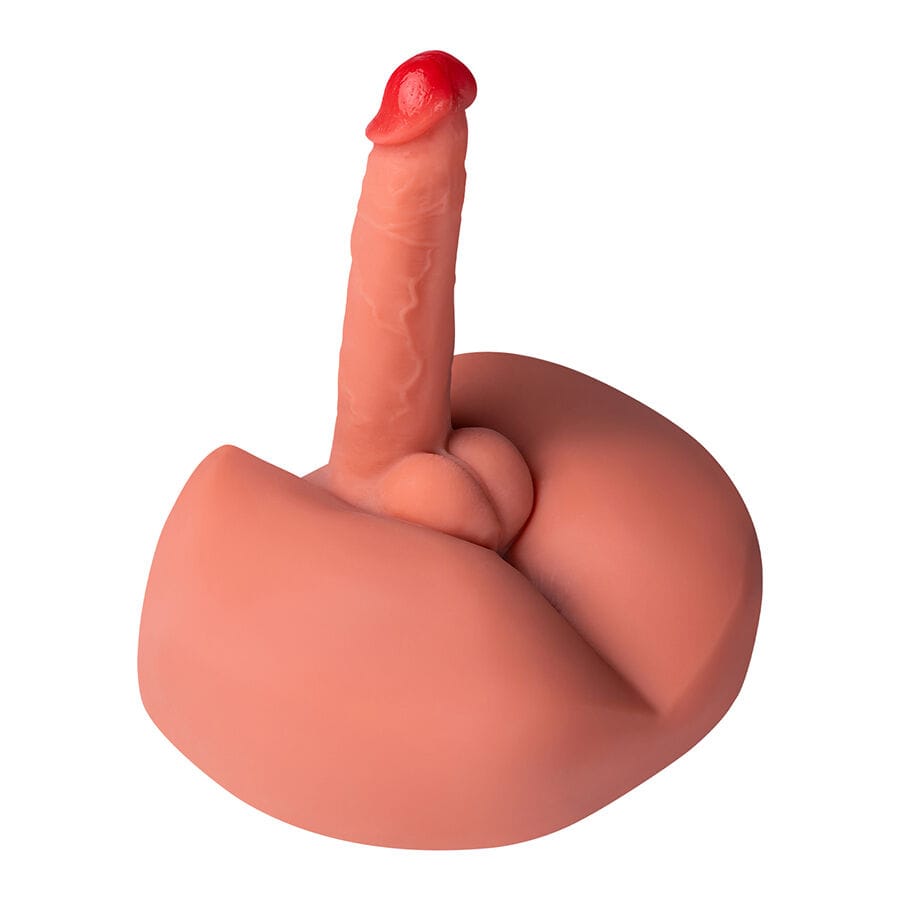 Realistischer Vibrator Honey Realistischer DildMasturbator mit Vibration Transparent 19 x.5