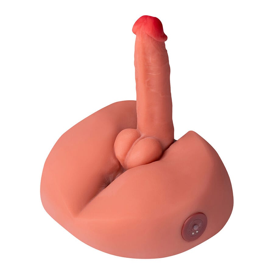 Realistischer Vibrator Honey Realistischer DildMasturbator mit Vibration Transparent 19 x.1