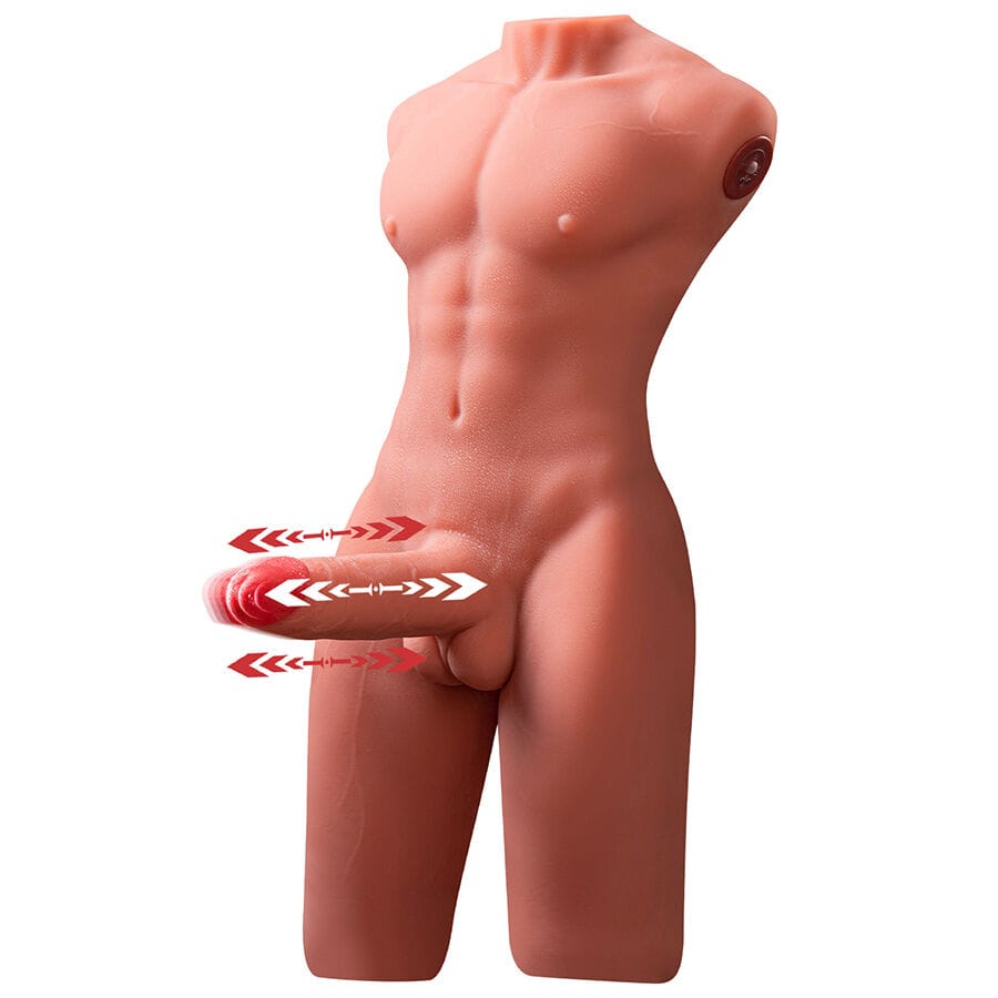 Liebespuppe Jason Halbkörper Realistischer Männlicher Torso mit Stoss- und.1