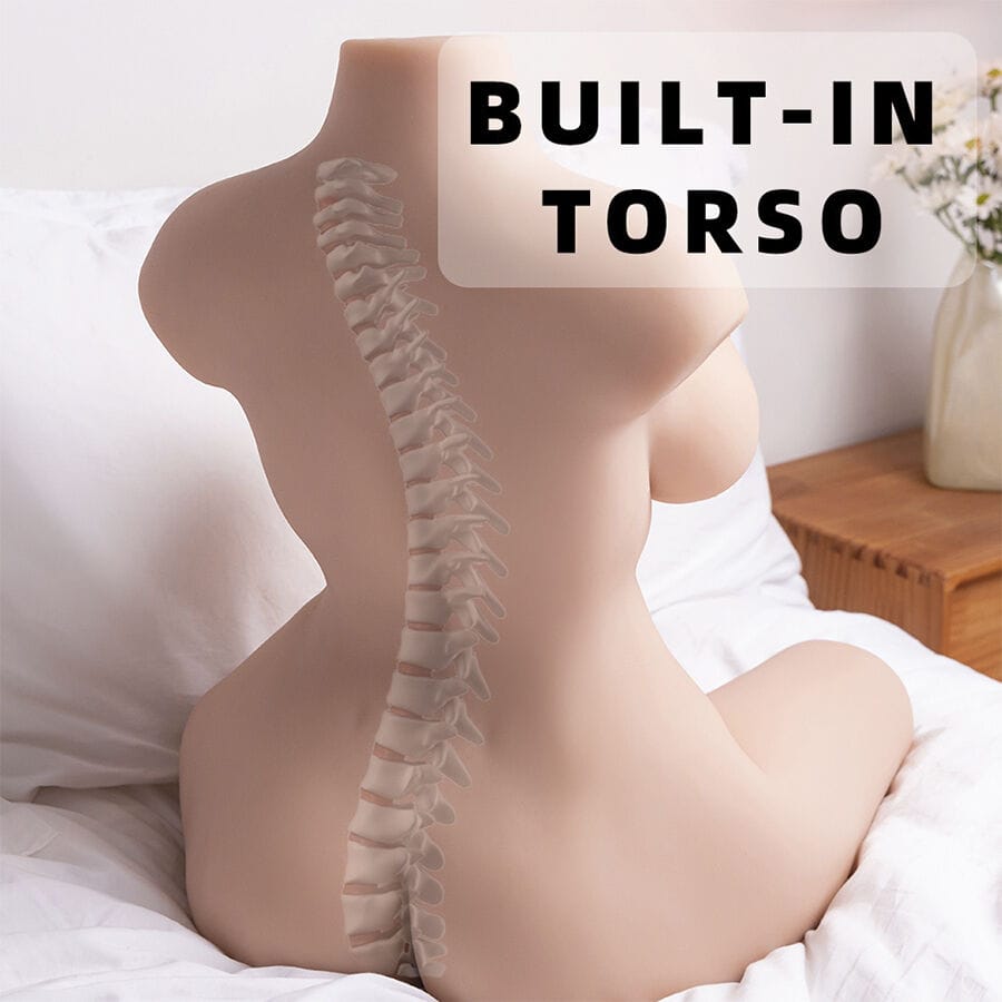 Liebespuppe Realistischer Gepflegter Weiblicher Torso mit Stoßfunktion 71 cm.1