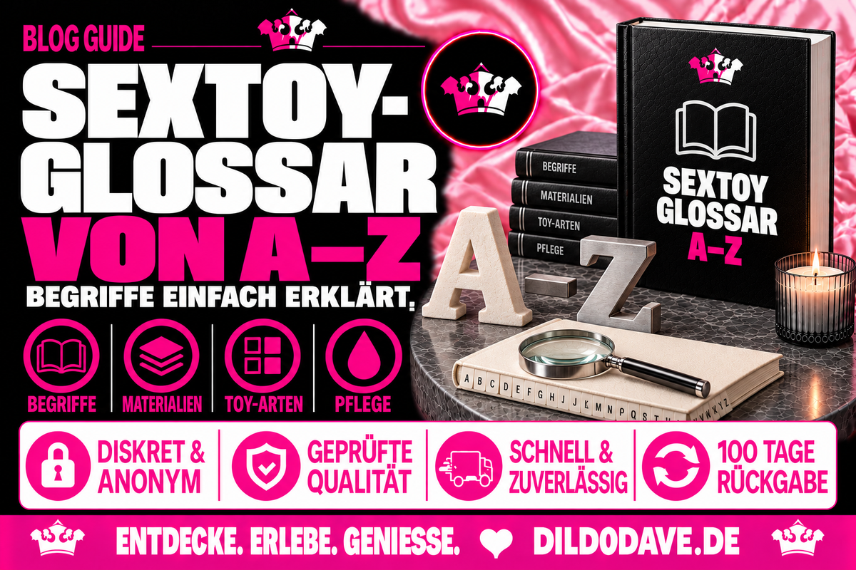 Sextoy-Glossar: Alle Begriffe von A–Z einfach erklärt