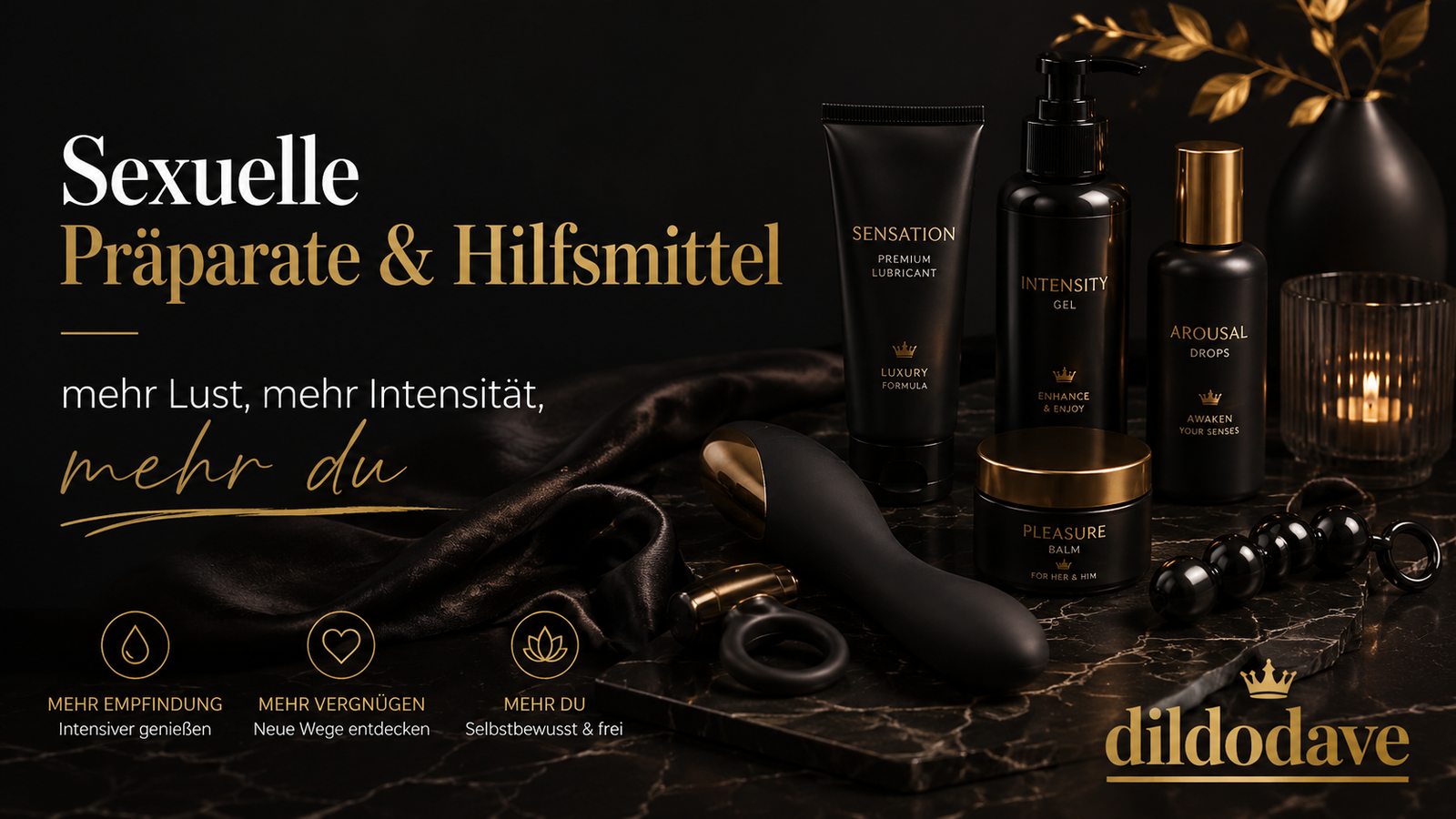 Sexuelle Präparate & Hilfsmittel – Mehr Lust. Mehr Intensität. Mehr du.