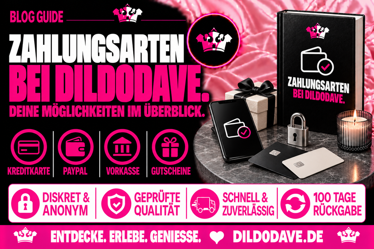 Zahlungsmöglichkeiten bei dildodave.de – Sicher & diskret bezahlen