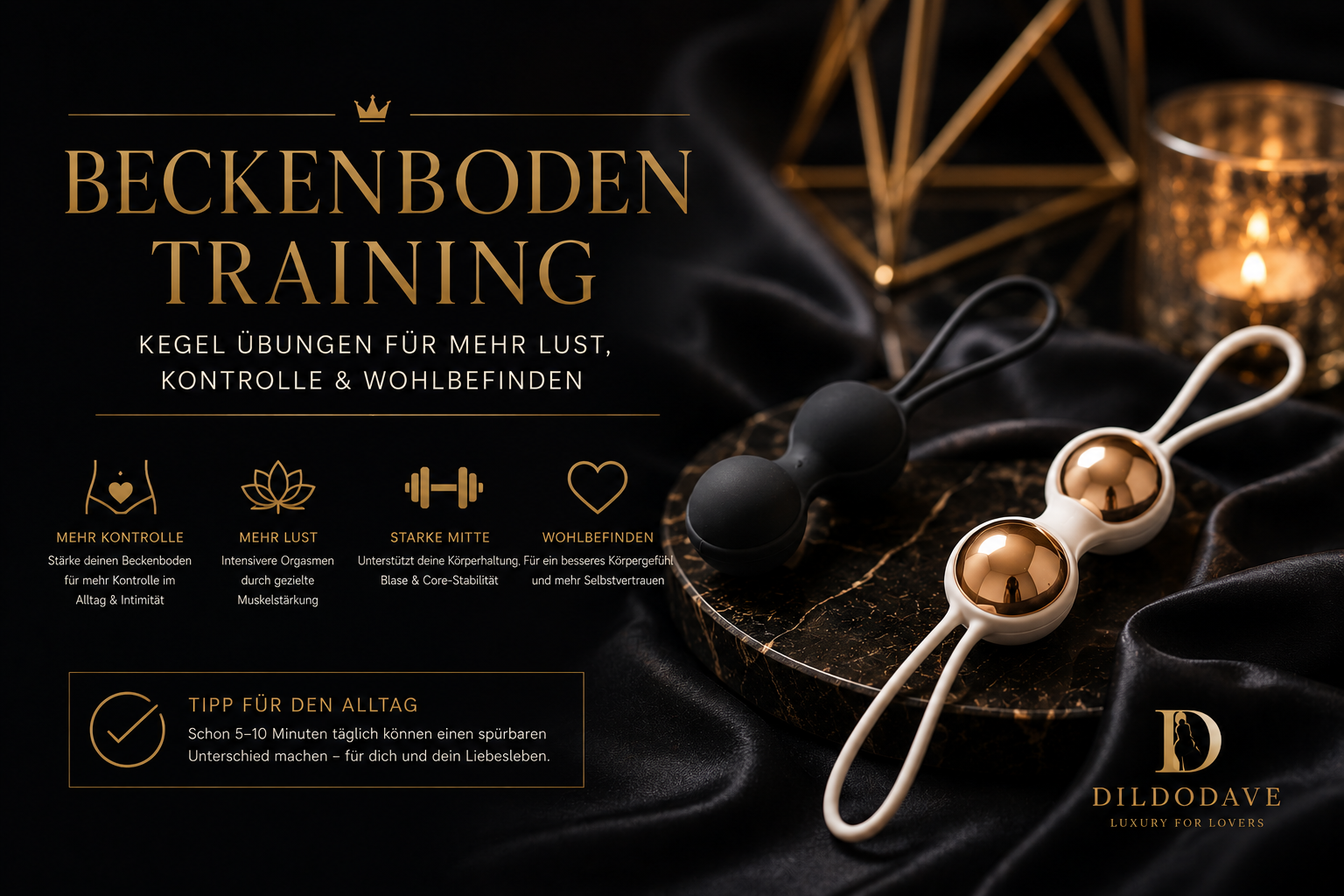 Beckenbodentraining & Kegel-Übungen – Mehr Lust durch stärkere Muskeln
