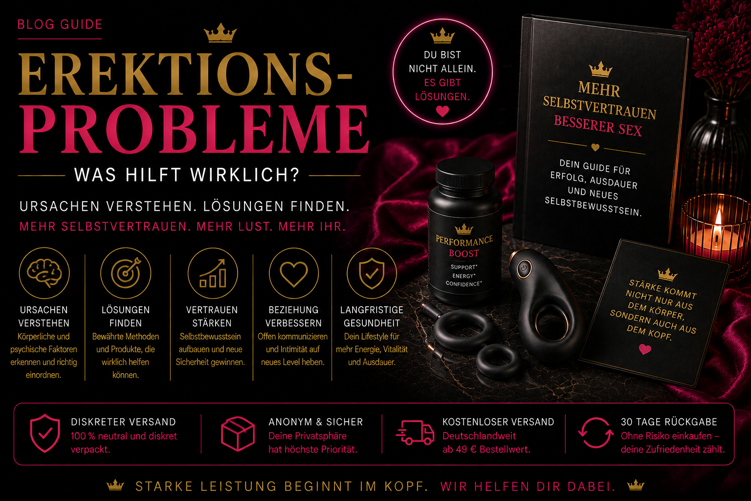 Erektionsprobleme – Was wirklich hilft (ohne Medikamente)
