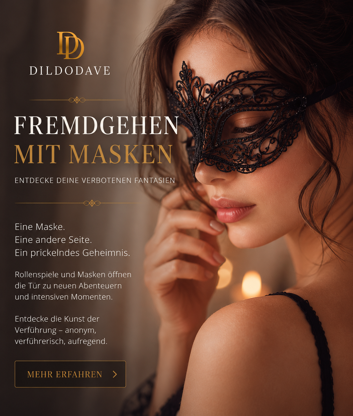 Erotische Masken – Der Reiz des Verborgenen und intensive Rollenspiele