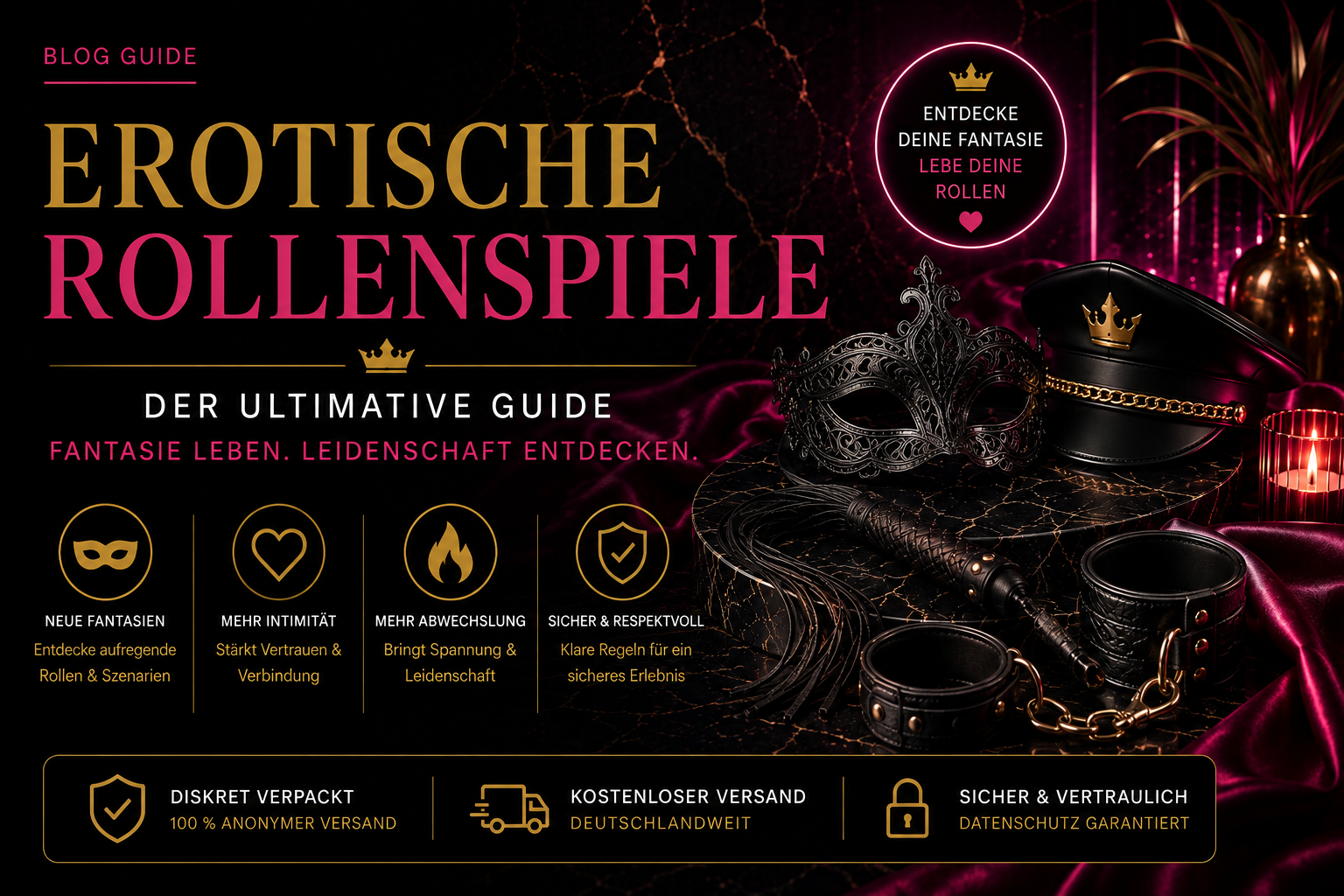 Erotische Rollenspiele – Kostüme, Szenarien & Ideen für den Einstieg