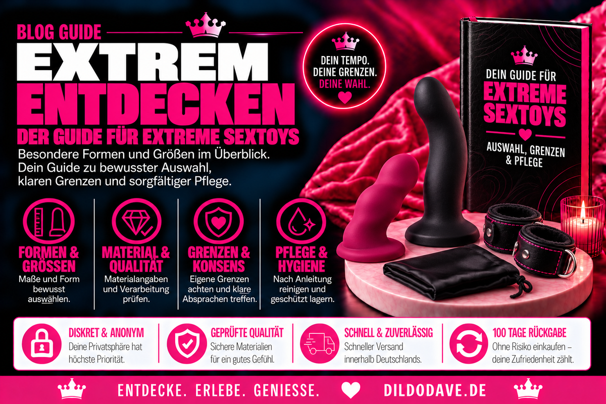 Extrem entdecken – Extreme Sextoys für Profis: XXL, Fantasy & Fisting