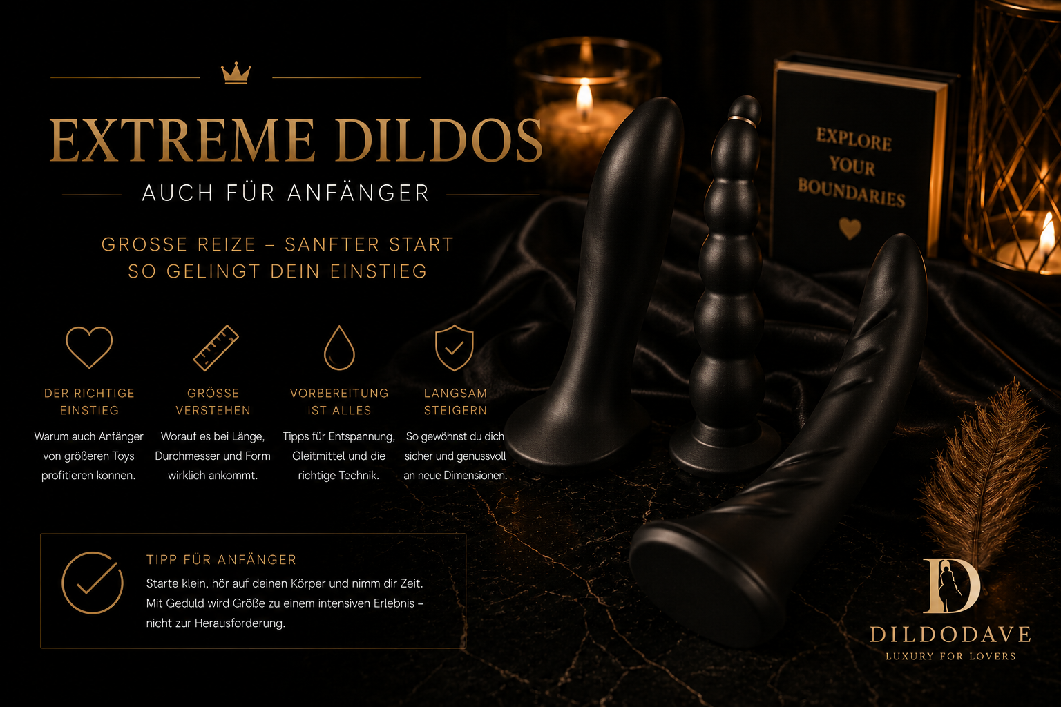 Extreme Dildos auch für Anfänger
