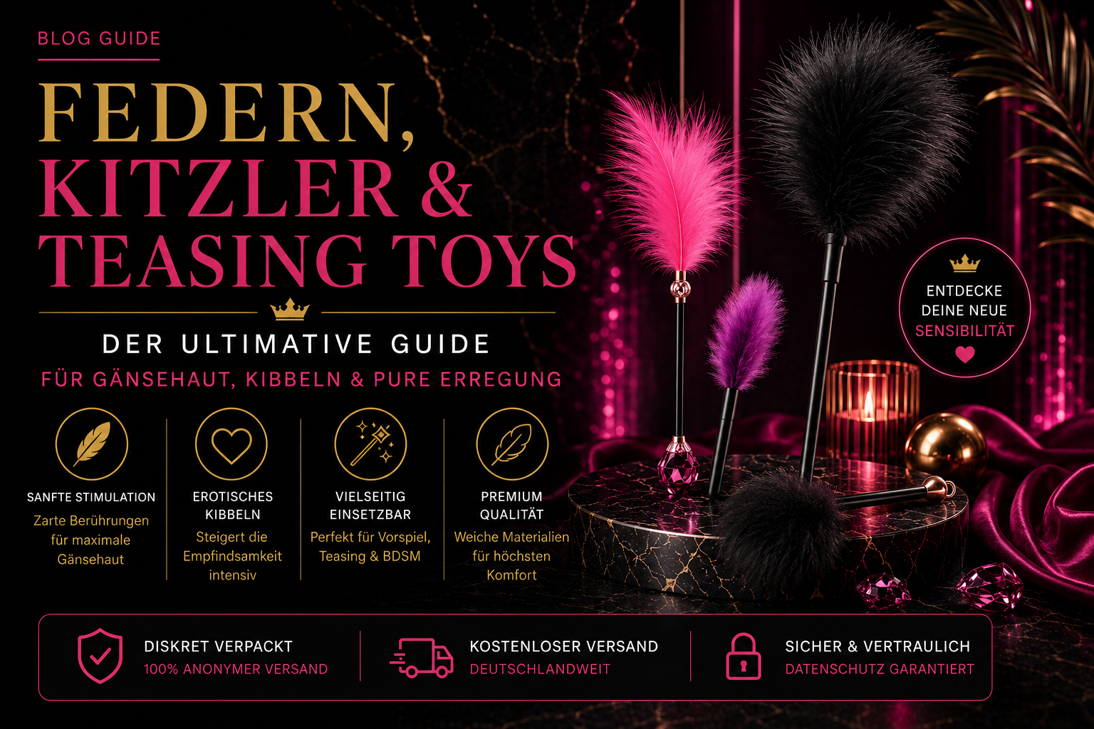 Federn, Kitzler & Teasing-Toys – Sanfte Stimulation für Einsteiger