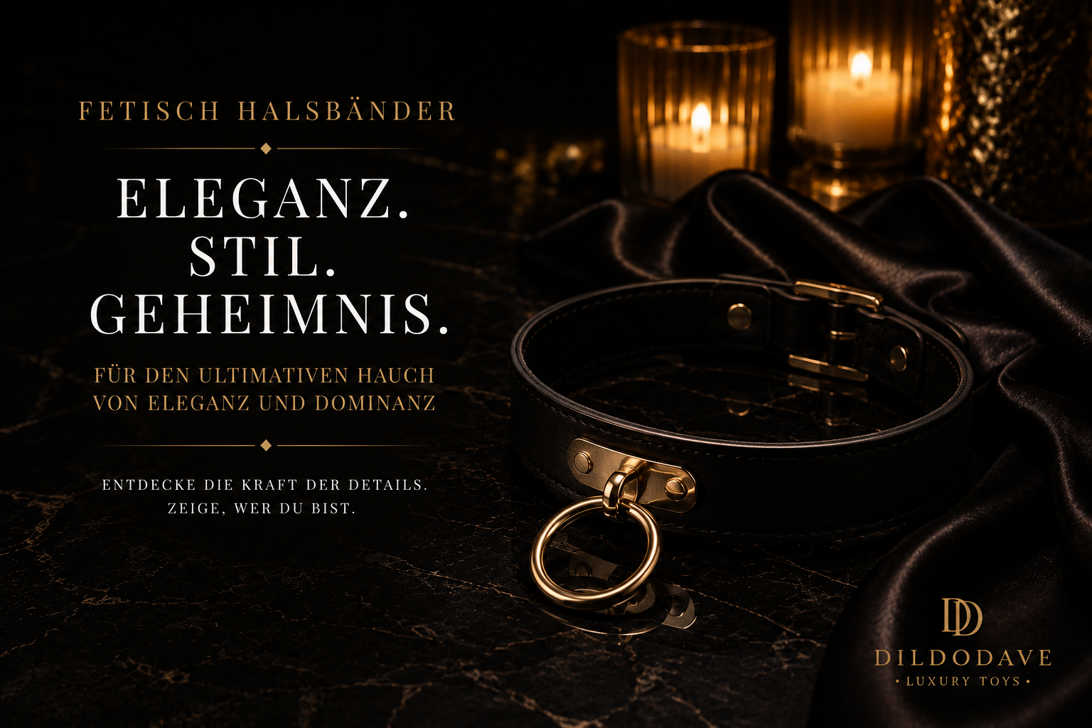 Fetisch Halsbänder – Eleganz, Dominanz und stilvolle Erotik