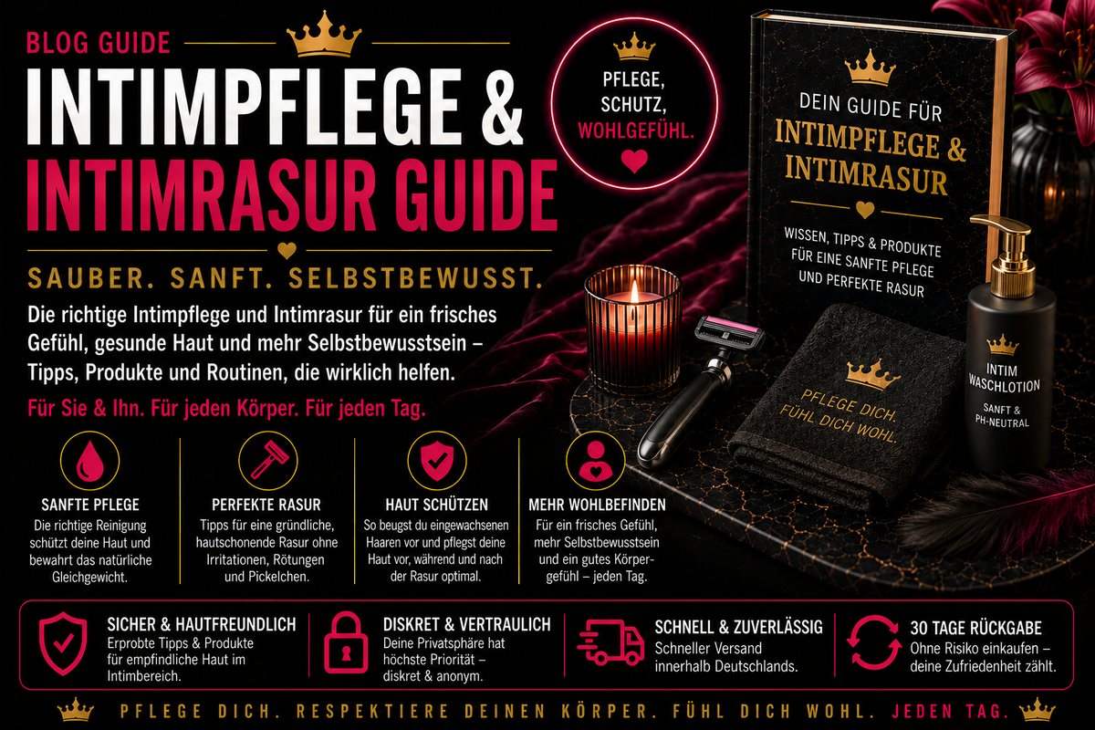 Intimpflege & Intimrasur – pH-Wert, Rasur und was danach hilft