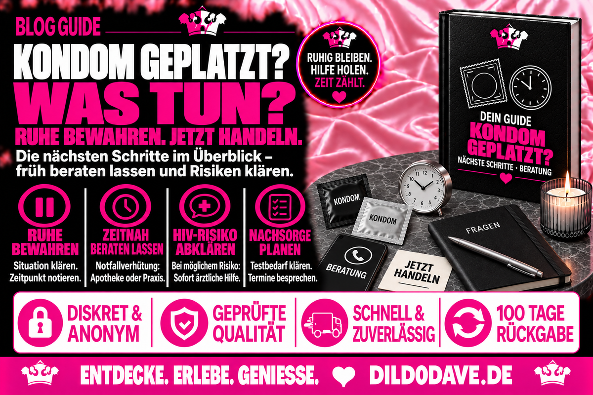 Kondom geplatzt – Was jetzt zu tun ist, Schritt für Schritt