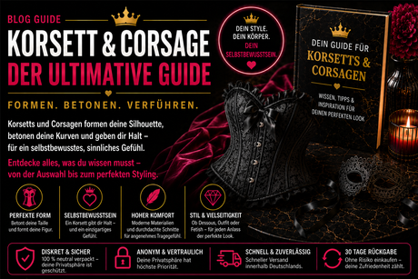 Korsett & Corsage – Unterschied, Größen und richtiges Schnüren