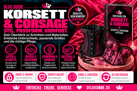 Korsett & Corsage – Unterschied, Größen und richtiges Schnüren
