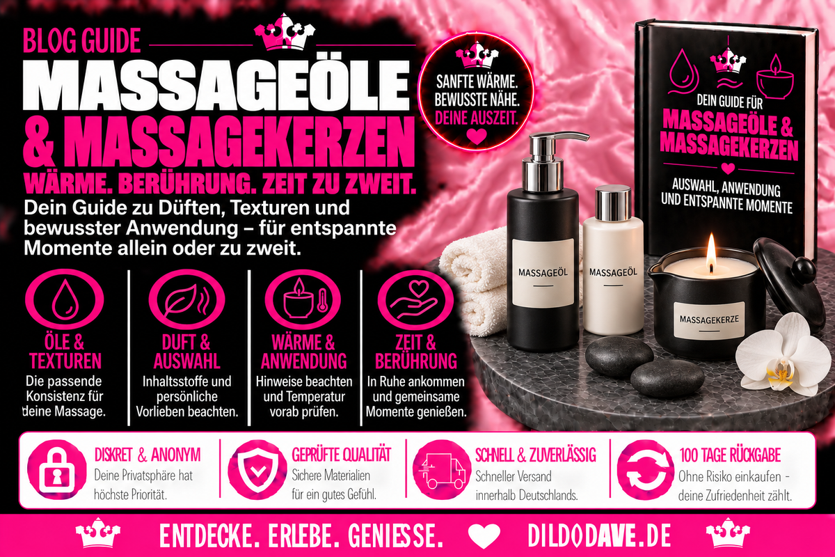 Massageöle & Massagekerzen – Sinnliche Entspannung für Paare