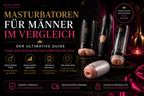 Masturbatoren für Männer – Der große Vergleich: Ei, Stroker, Vagina & Saugmasturbator