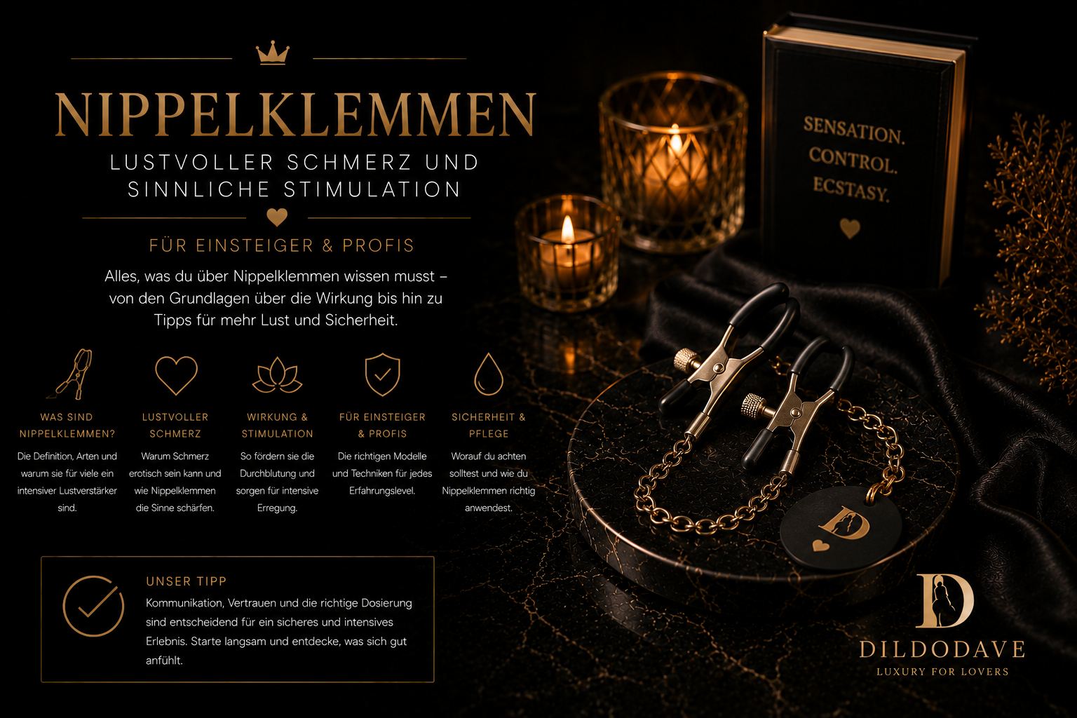 Nippelklemmen – Lustvolle Stimulation für Einsteiger & Profis